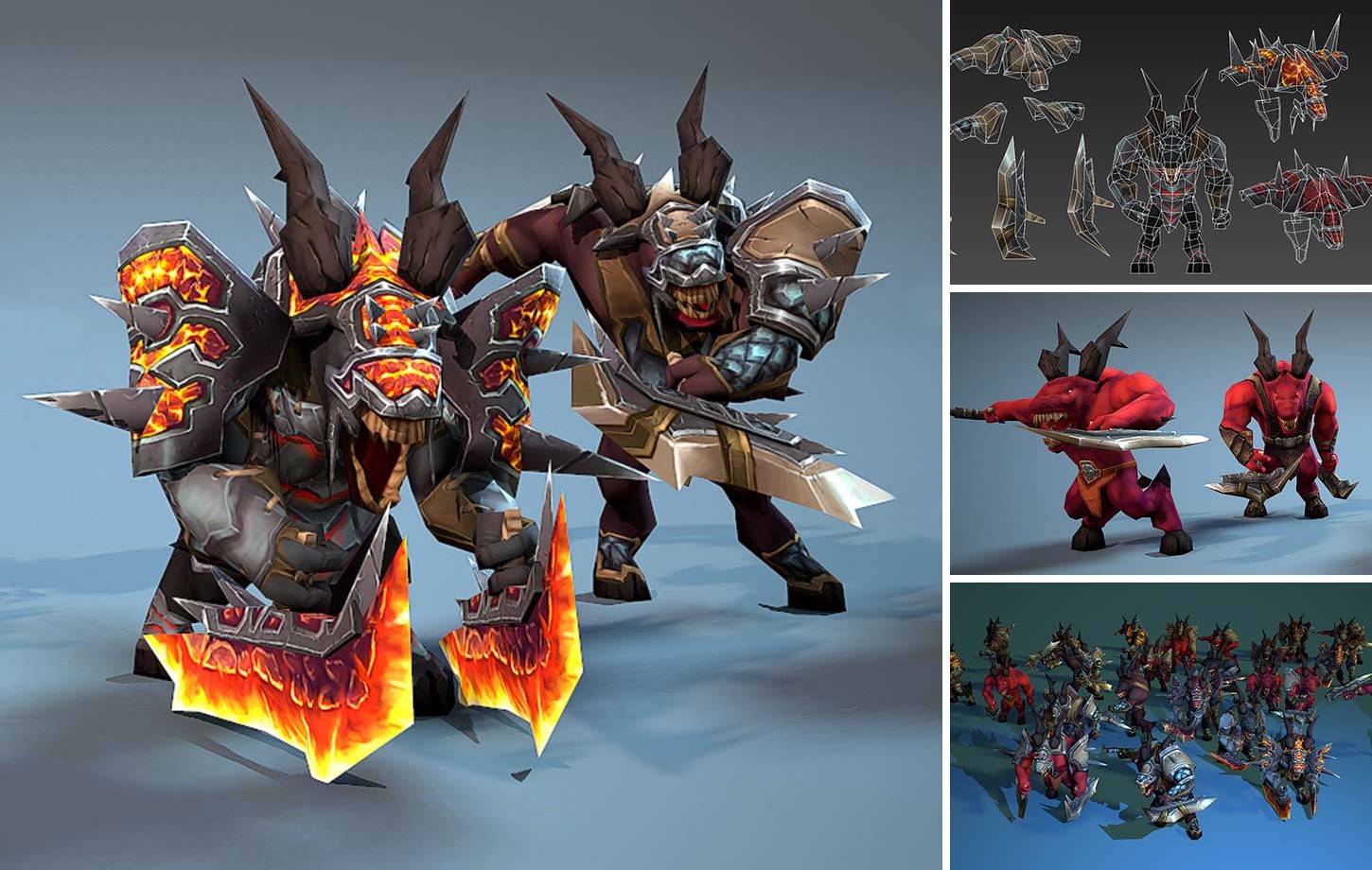 15K Animated Demons Set