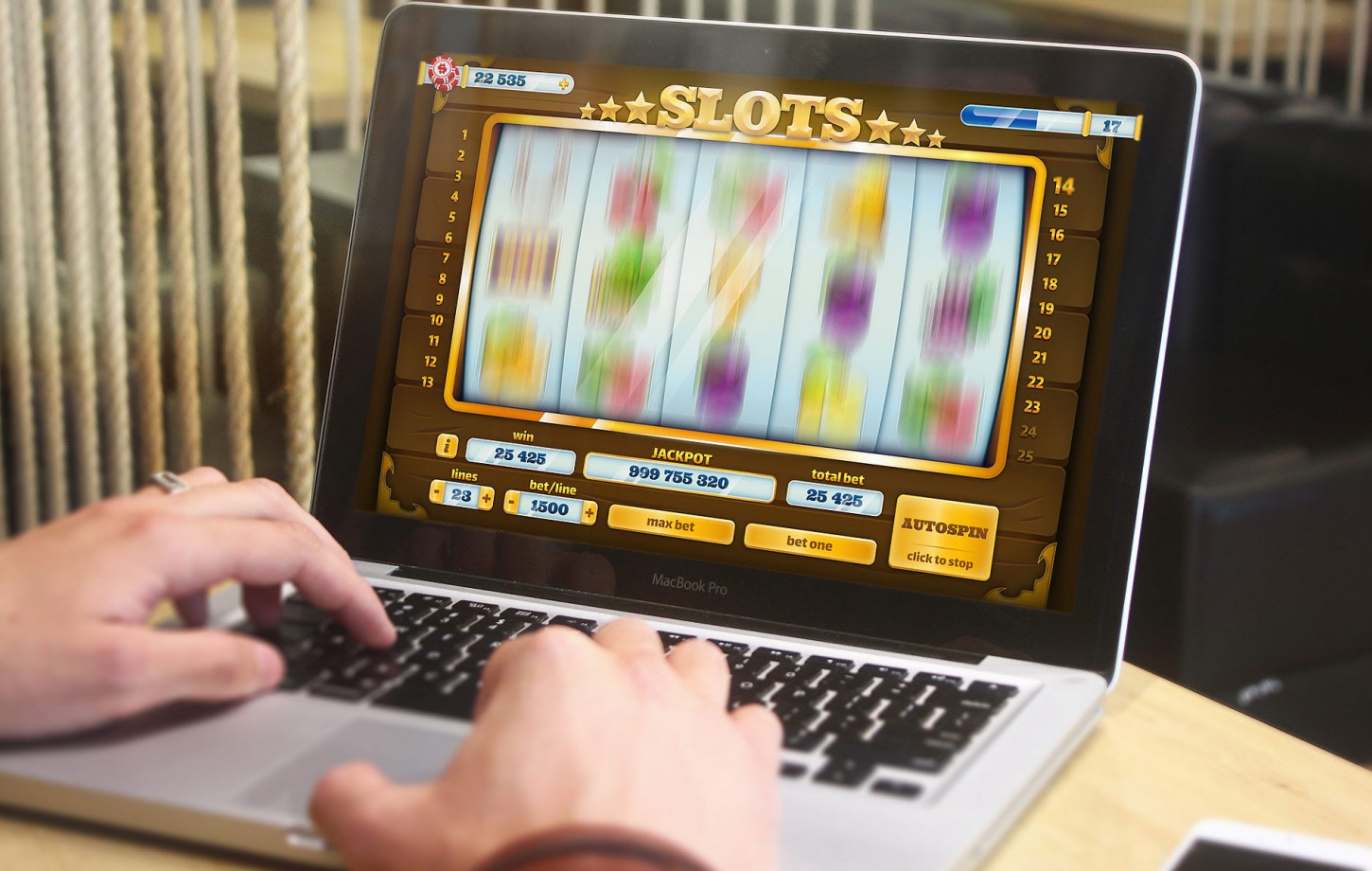 Slots Cassino UI Animated GUI Game Kit