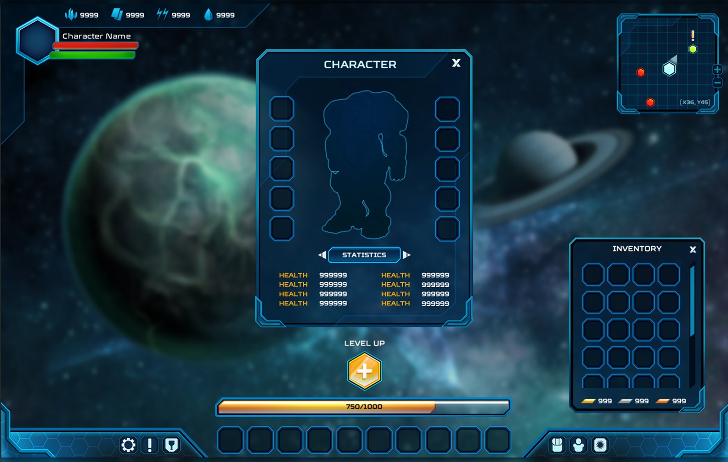 Sci-Fi GUI